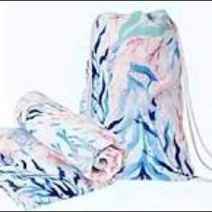 Lilly Pulitzer Beach Towel Backpack